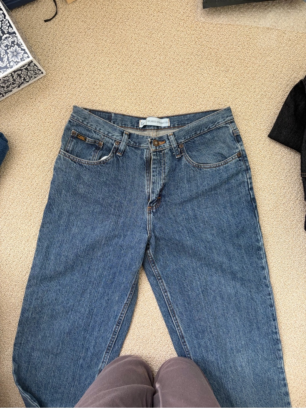 Lee Relaxed Straight Leg Jeans